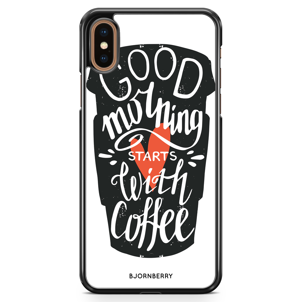 iPhone XS Max Case - Coffee