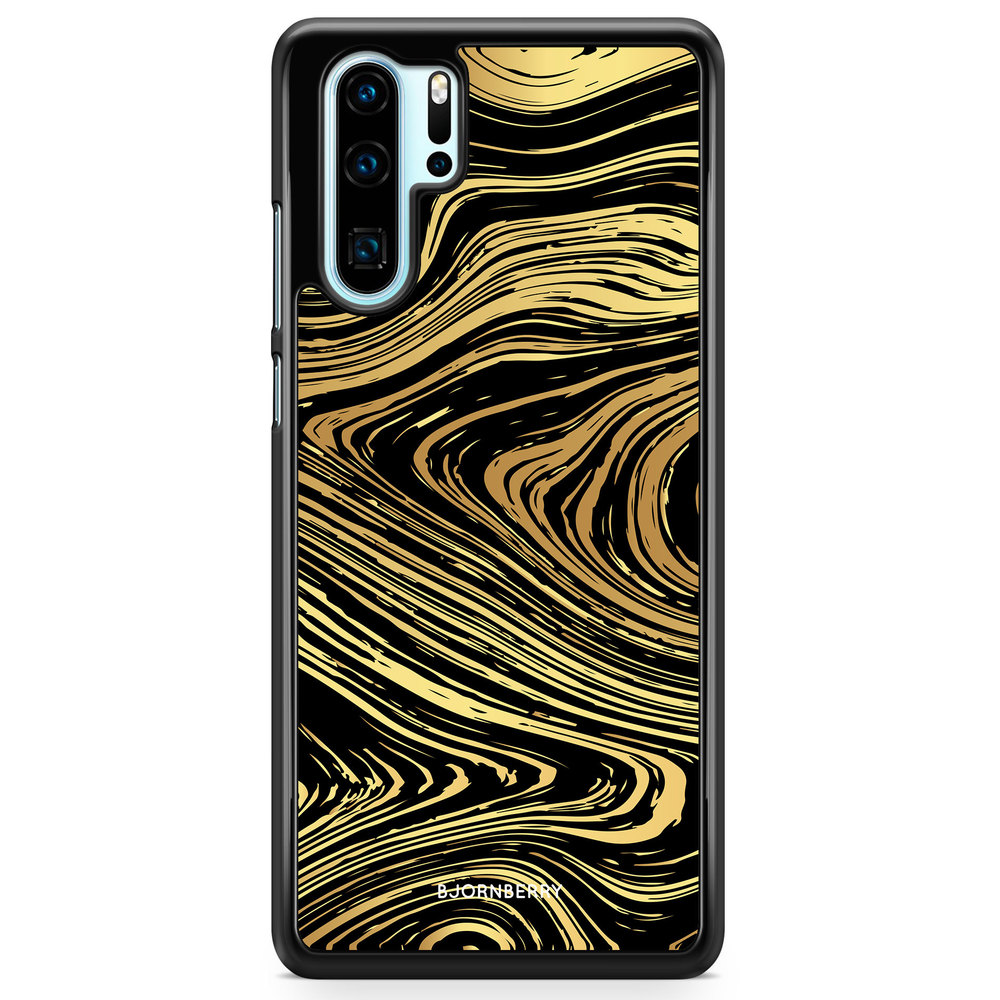 Huawei P30 Pro Case - Gold Marble