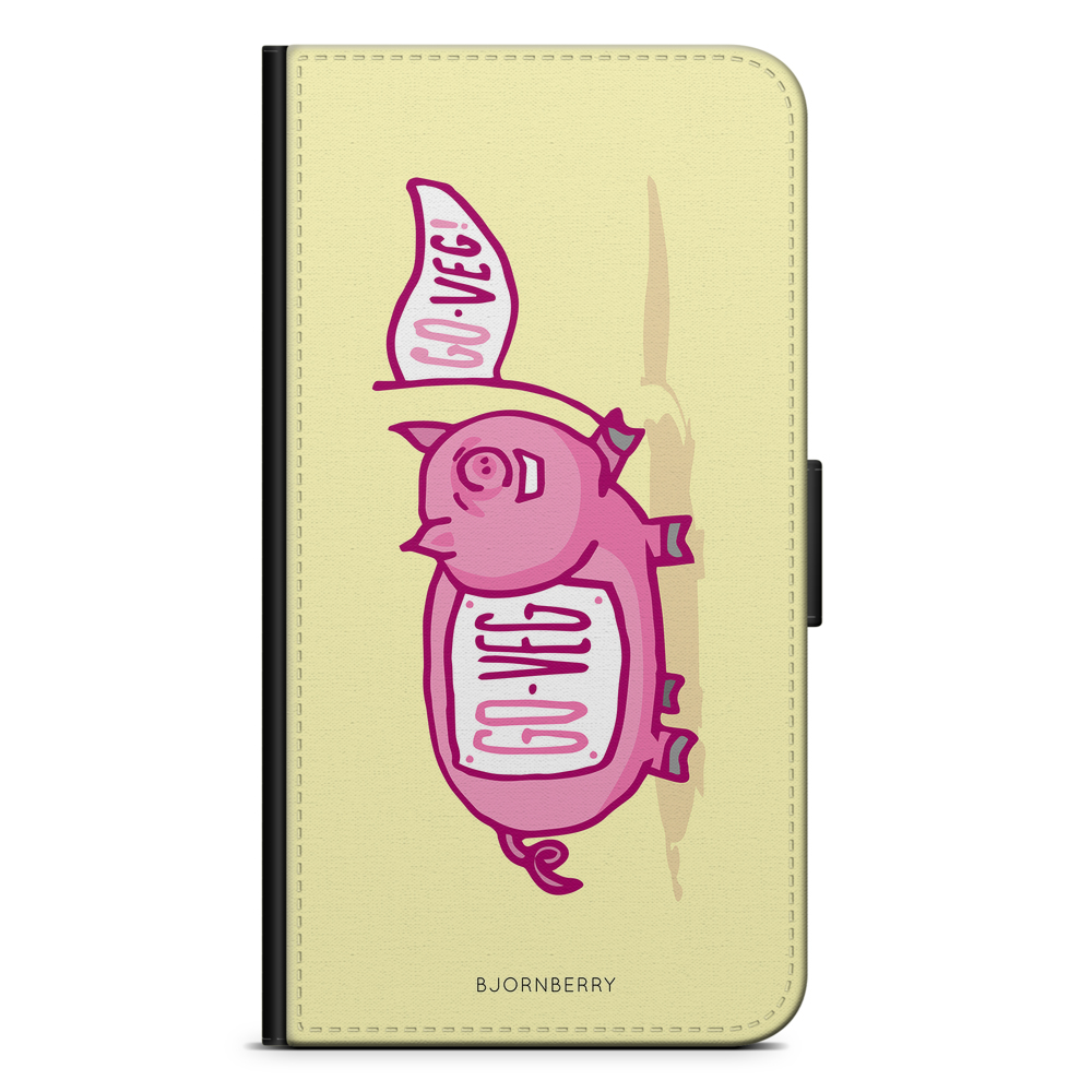 Sony Xperia X Performance Wallet Case - Pink Pig