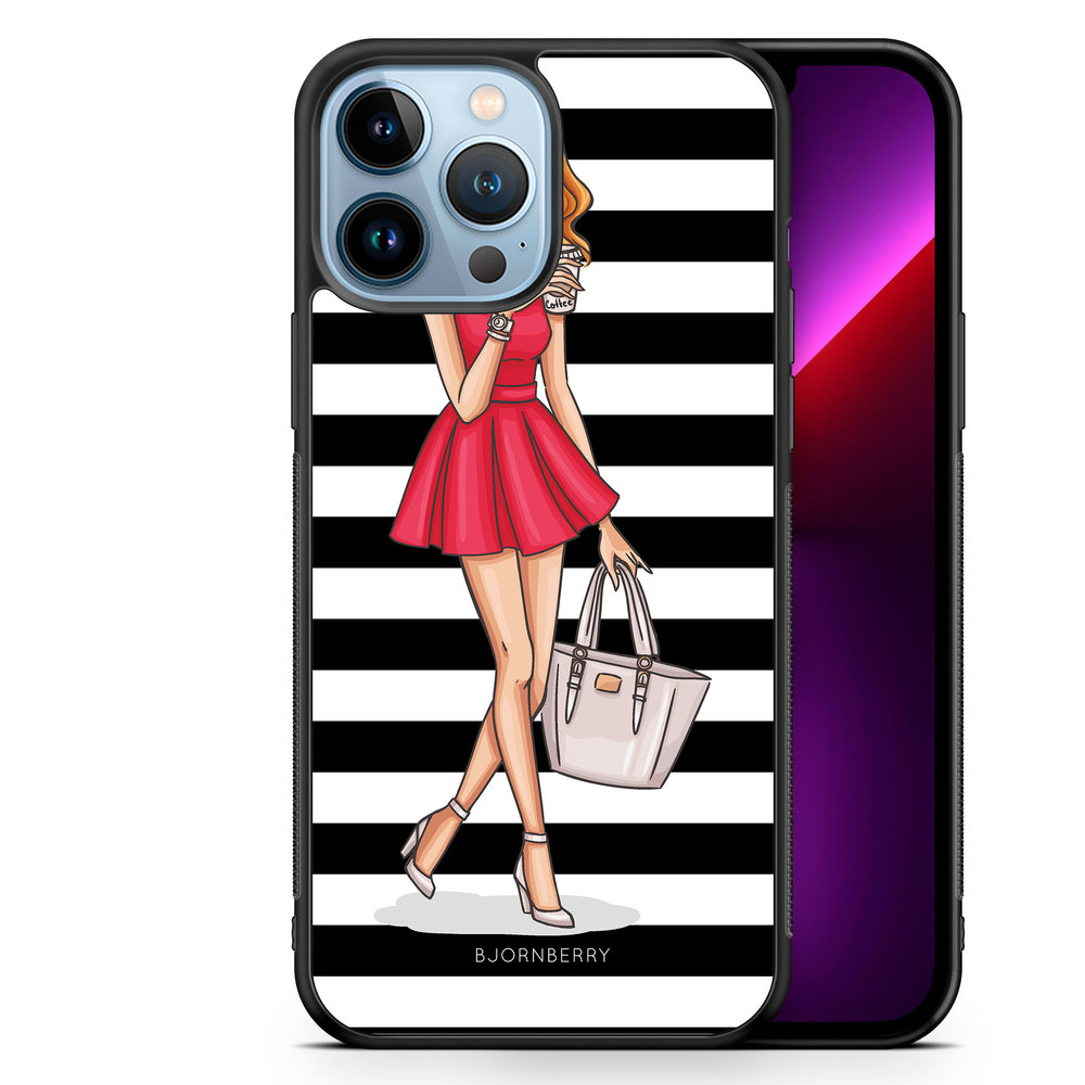 iPhone 13 Pro Max Case - Fashion Girl Red