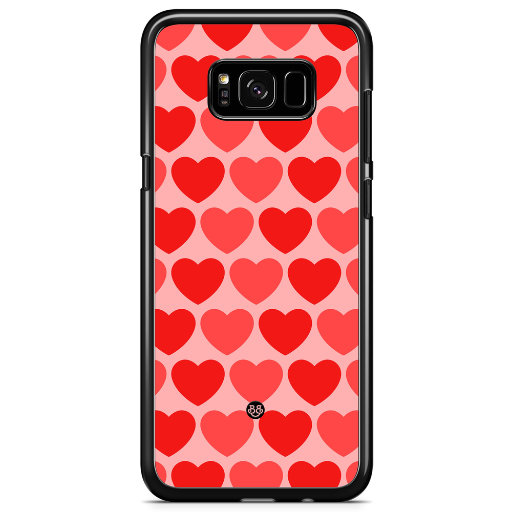 Samsung Galaxy S8 Skal - Red Hearts | Mobilskal & Mobilfodral BJORNBERRY