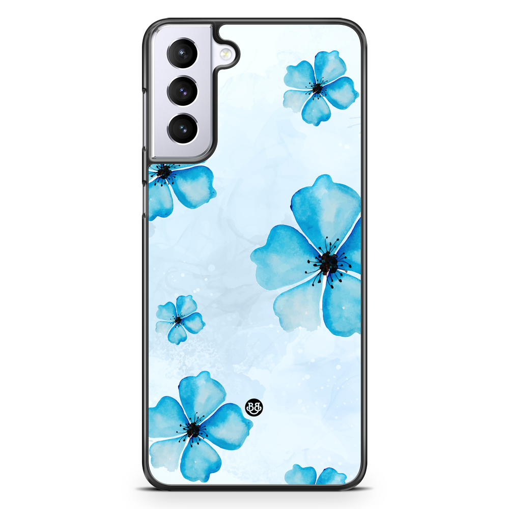 Samsung Galaxy S21 Plus Case - WILD BLOOM - Blue Bloom