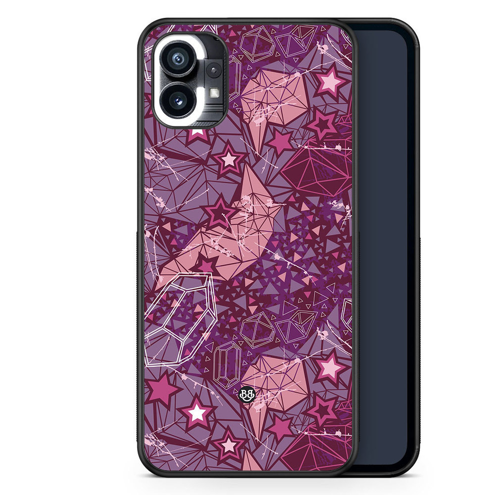 Nothing Phone (1) Case - Purple Stars