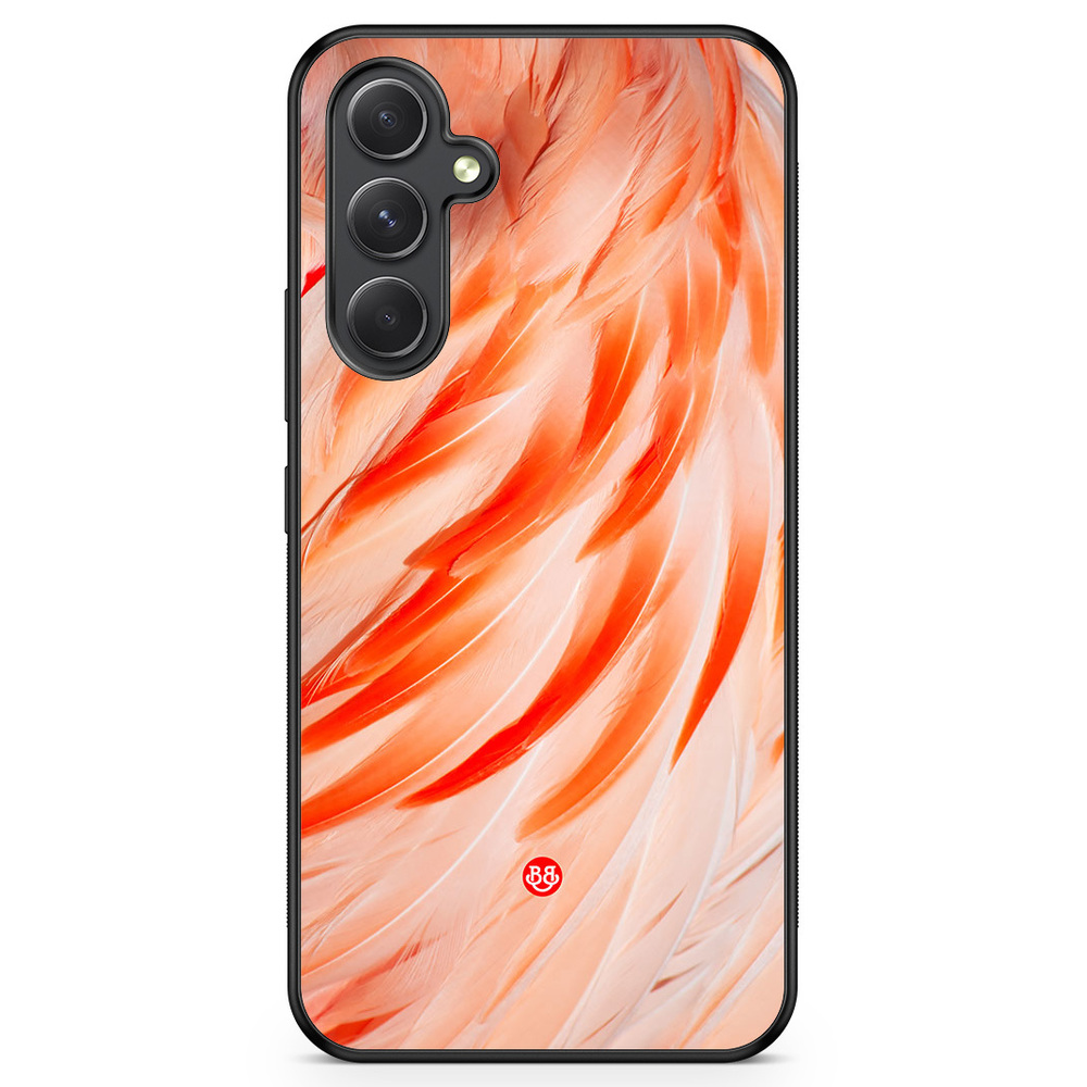 Samsung Galaxy A54 5G Case - Flamingo Feathers