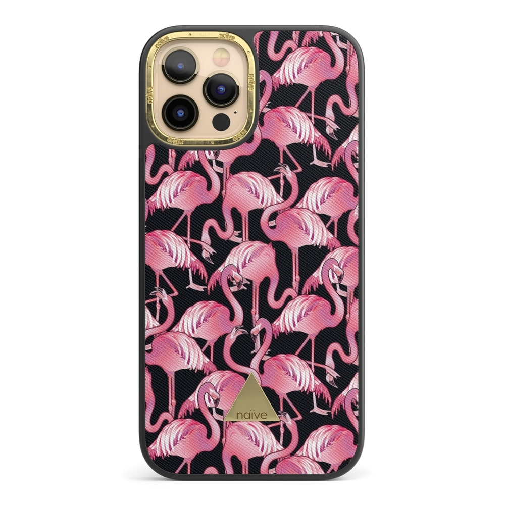 Naive iPhone 12 Pro Max Case - Flamingo