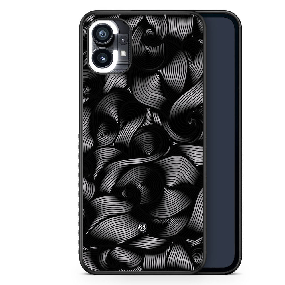 Nothing Phone (1) Case - Black Waves