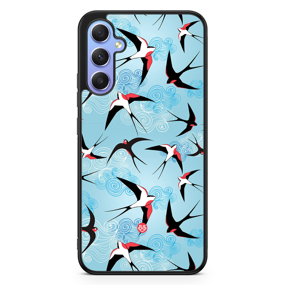 Samsung Galaxy A34 5G Case - Swallows