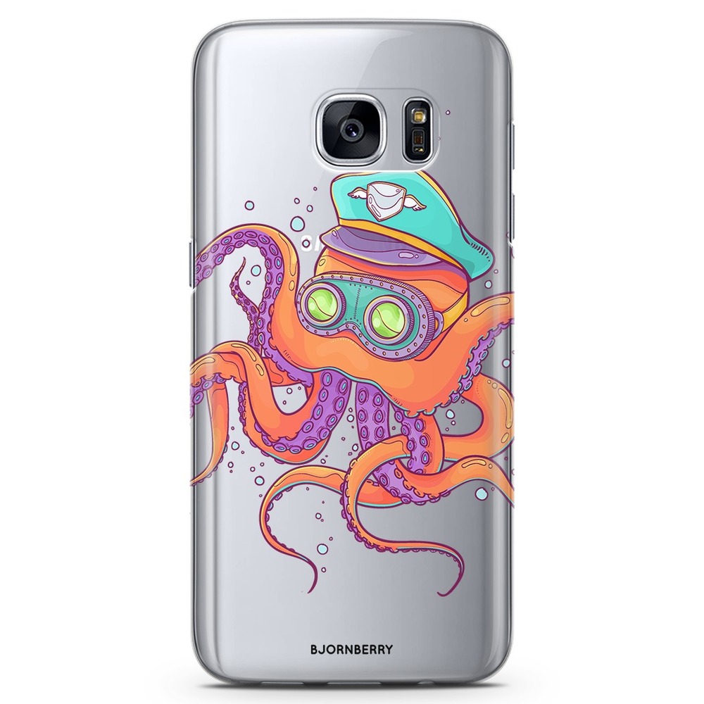 Samsung Galaxy S6 TPU Case - Captain Octopus