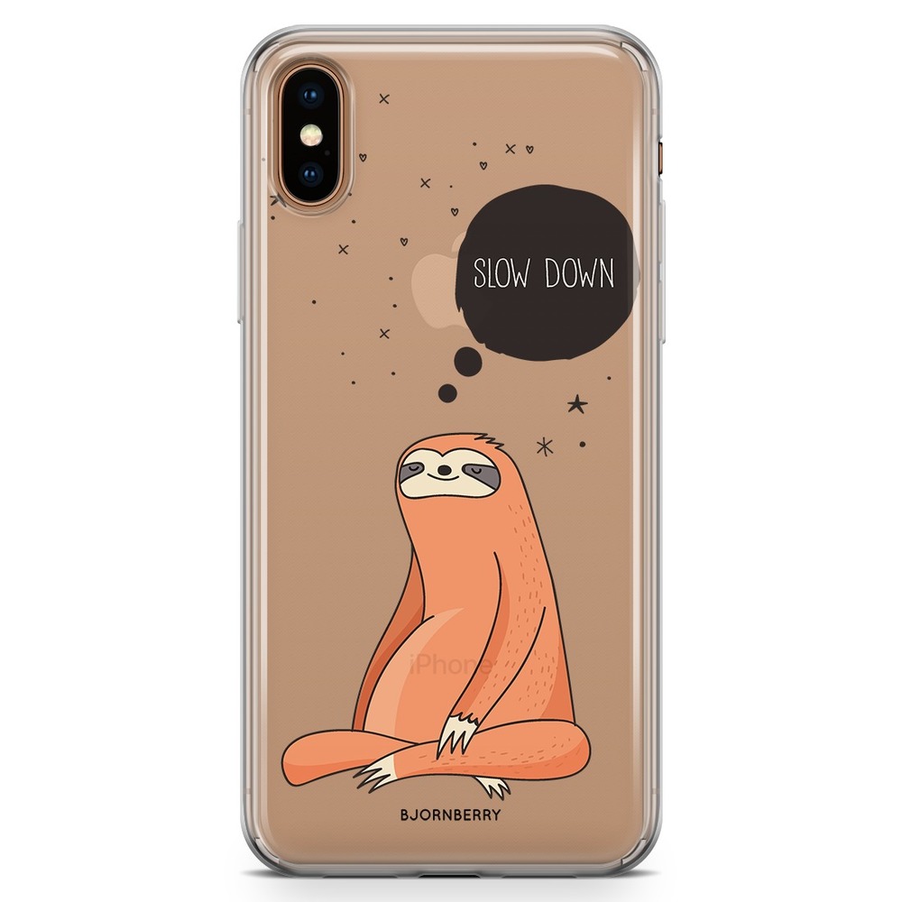 iPhone Xs Max Fashion Case - SLOW DOWN