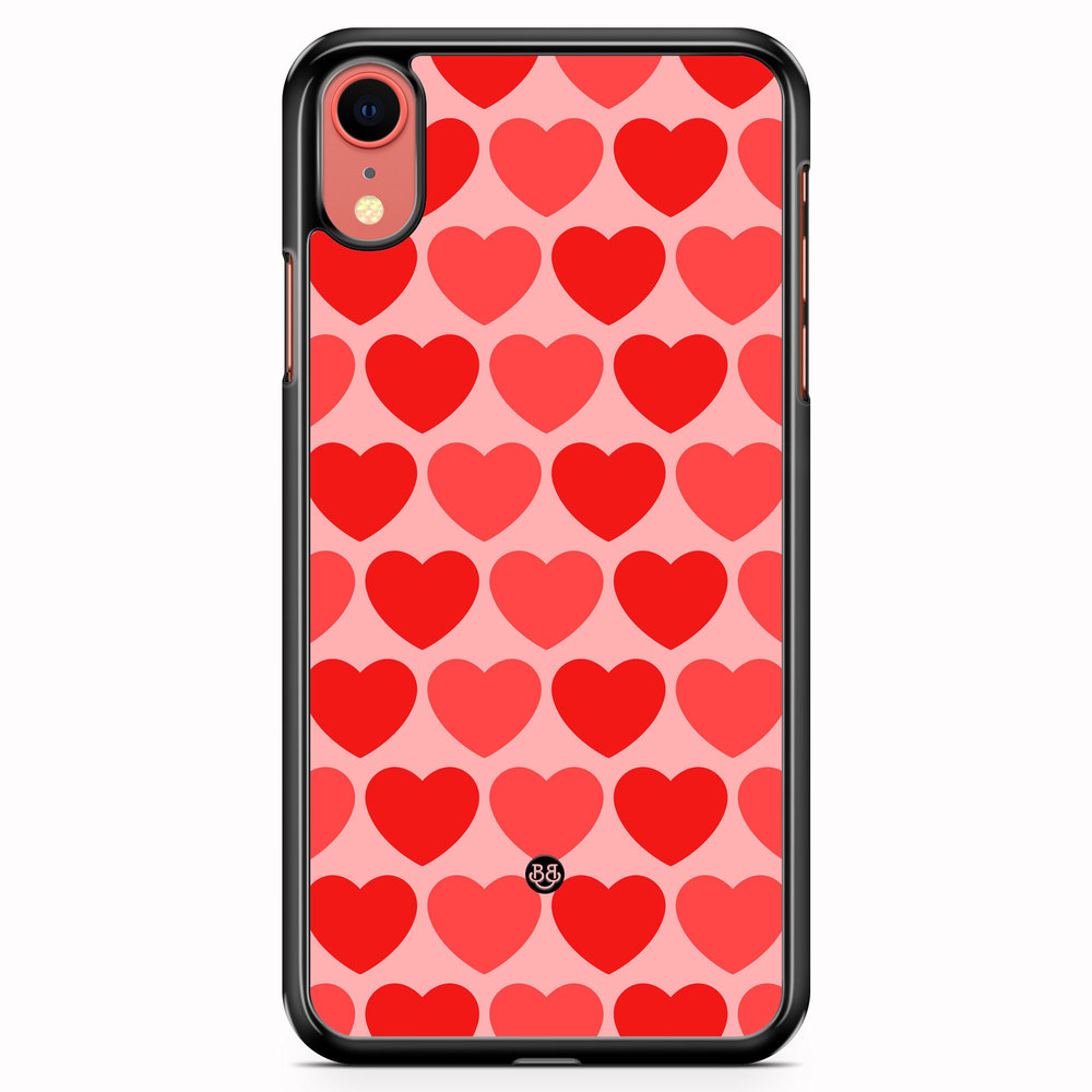 iPhone XR Case - Red Hearts