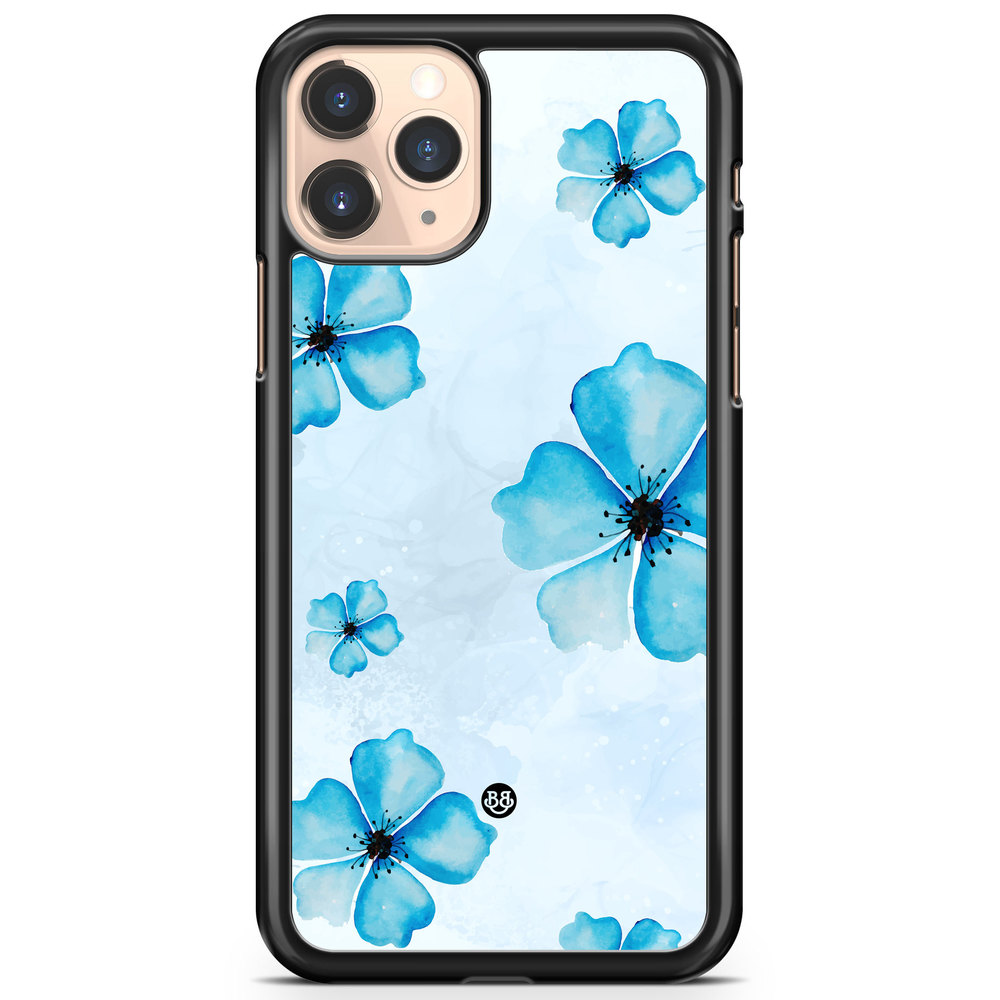 iPhone 11 Pro Case - WILD BLOOM - Blue Bloom