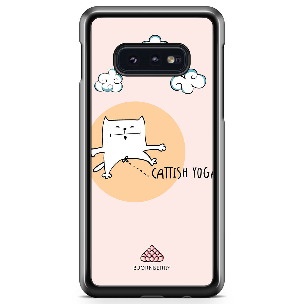 Samsung Galaxy S10e Case - Cattish Yoga