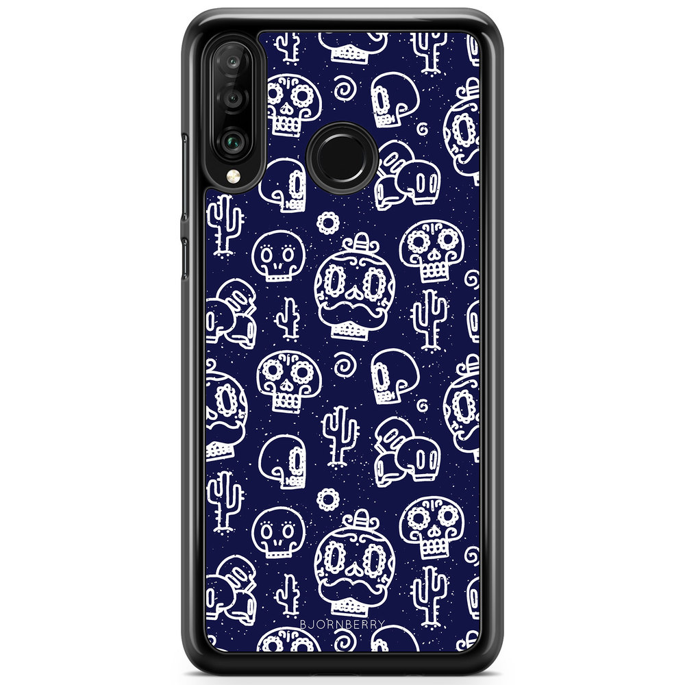 Huawei P30 Lite Case - Oldschool Skulls