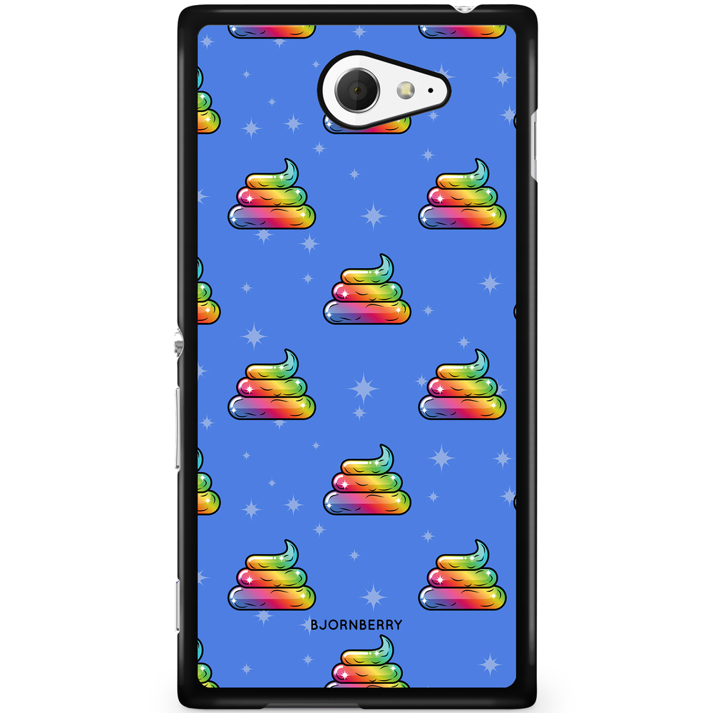 Sony Xperia M2 Aqua Case - Unicorn Poo