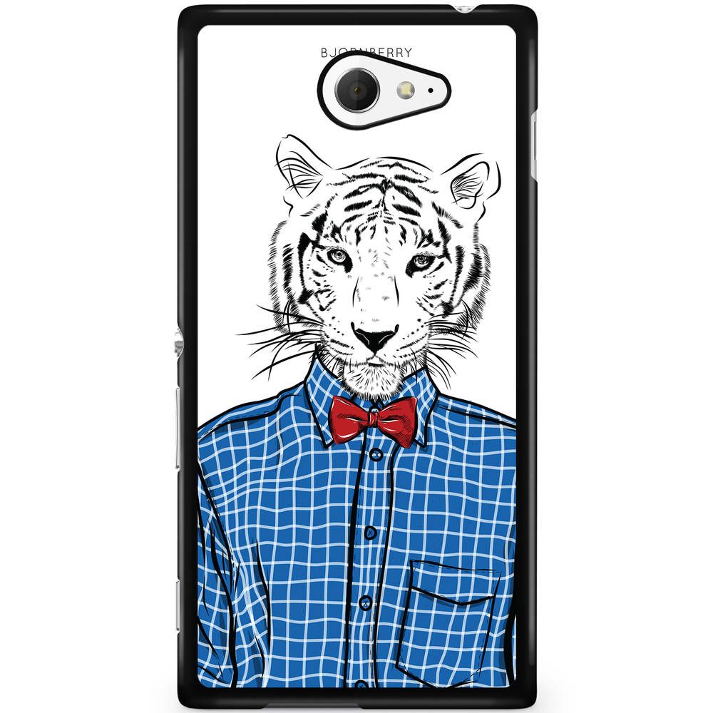 Sony Xperia M2 Aqua Case - Hipster Tiger