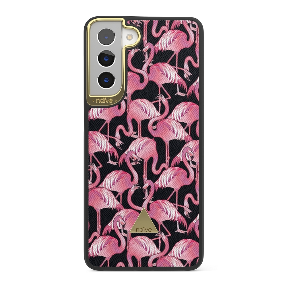 Naive Samsung Galaxy S21 Plus Case - Flamingo