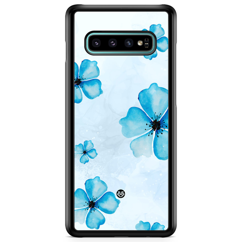 Samsung Galaxy S10 Plus Case - WILD BLOOM - Blue Bloom