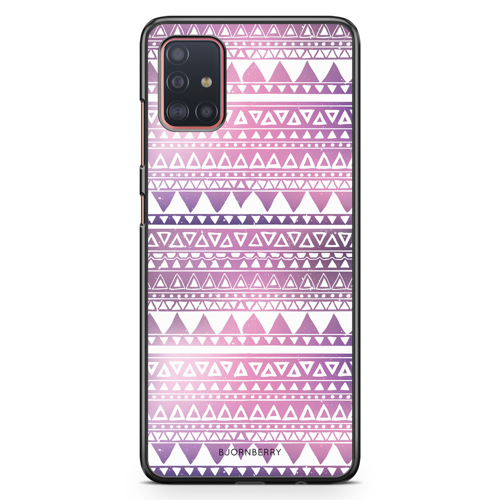 Samsung Galaxy A51 Case - Purple Aztec