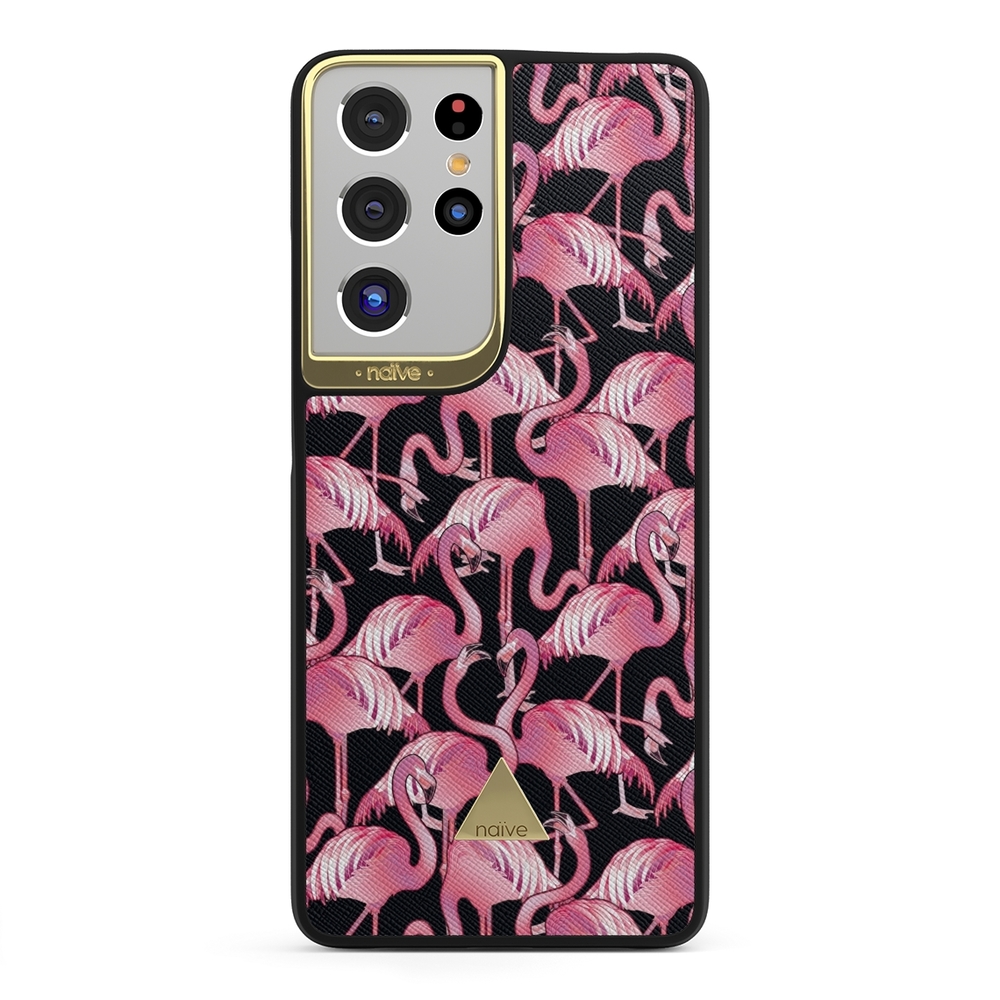 Naive Samsung Galaxy S21 Ultra Case - Flamingo