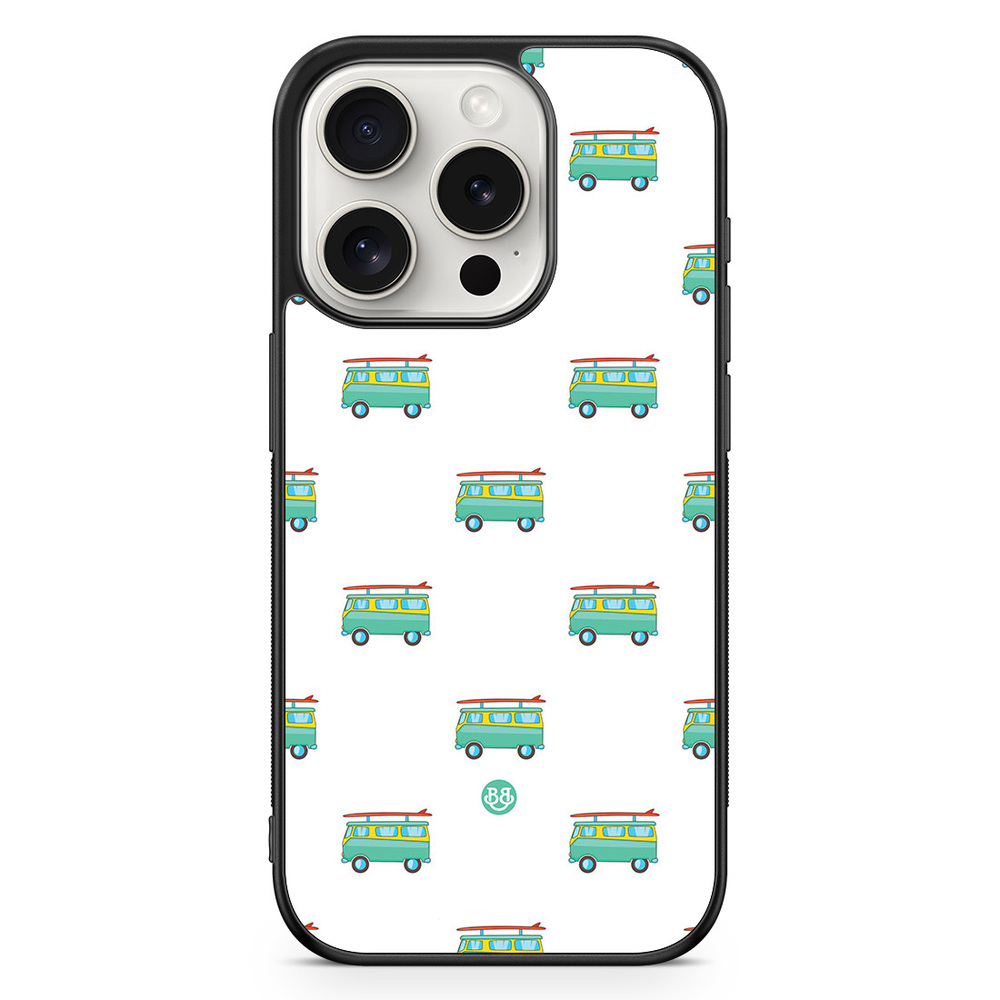 iPhone 15 Pro Case - Surfboard pattern