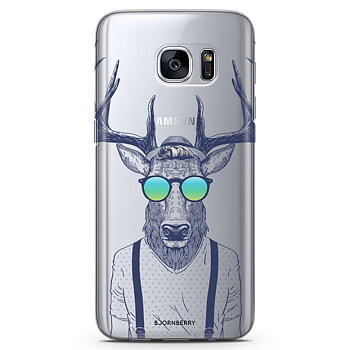 Samsung Galaxy S6 TPU Skal - Hipster Älg