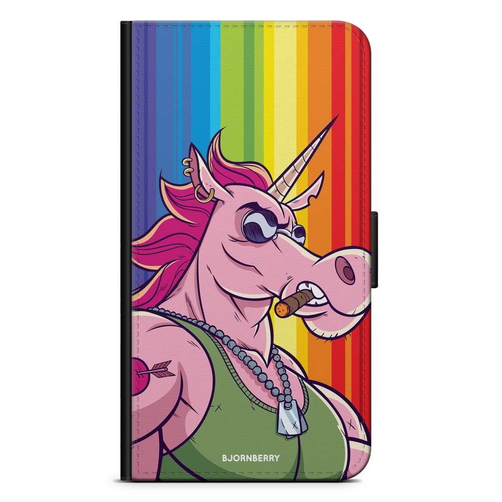 Sony Xperia 10 Plånboksfodral - Muscle Unicorn | Mobilskal & Mobilfodral BJORNBERRY