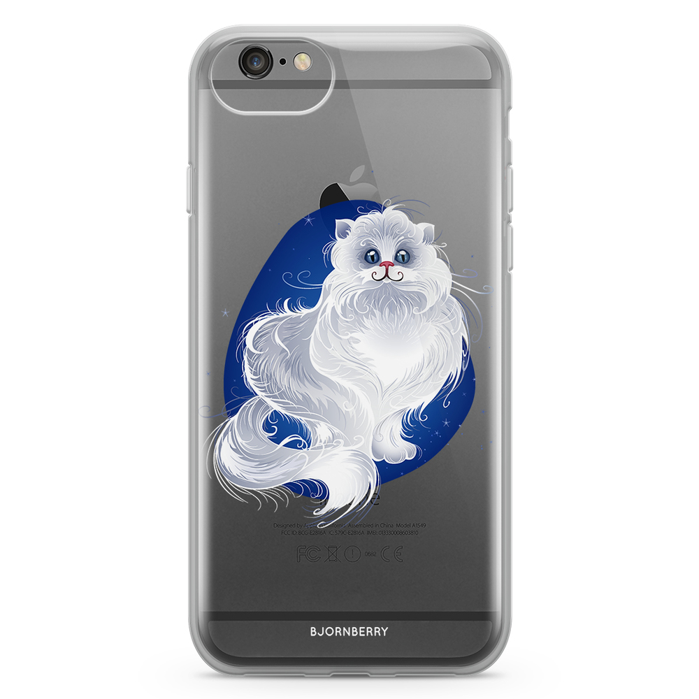 iPhone 6/6s Fashion Case - White Cat