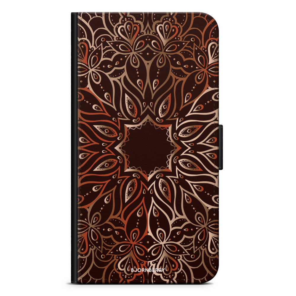 Sony Xperia 10 Plånboksfodral - Bronze Mandala | Mobilskal & Mobilfodral BJORNBERRY