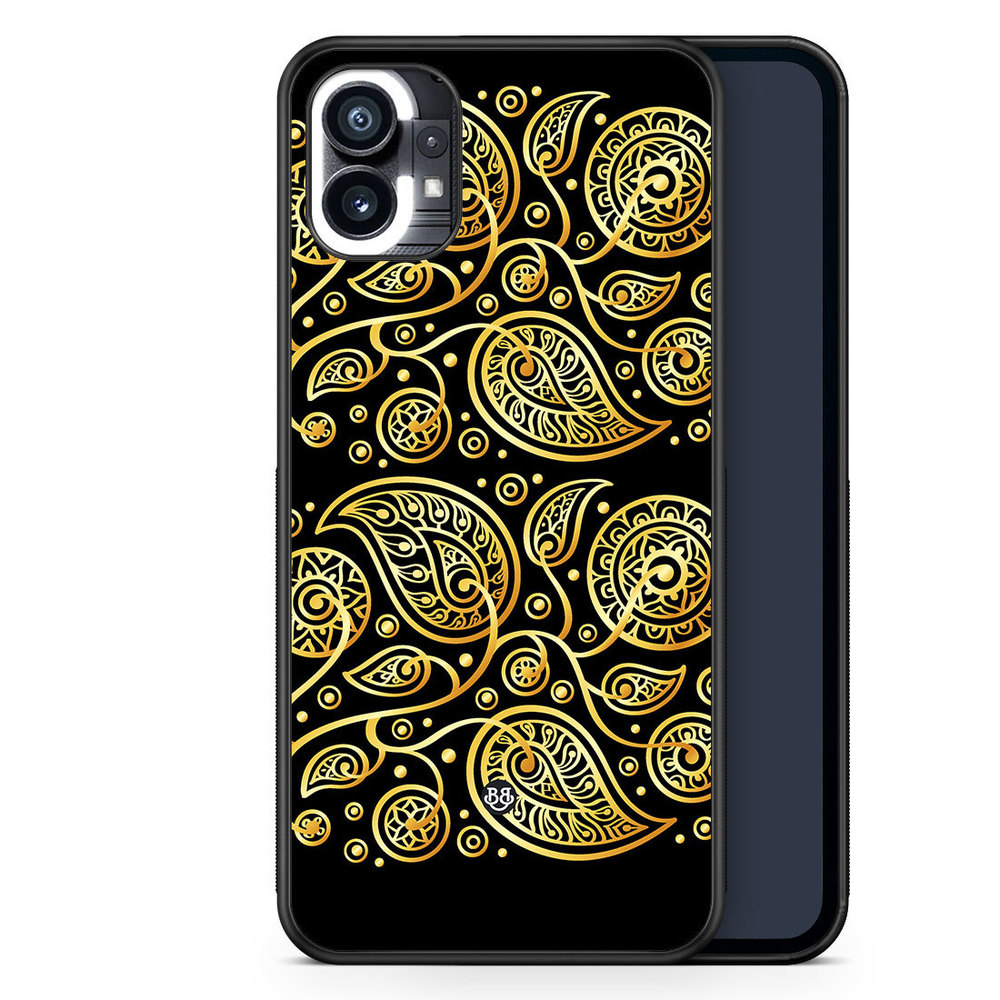 Nothing Phone (1) Case - Gold Flowers