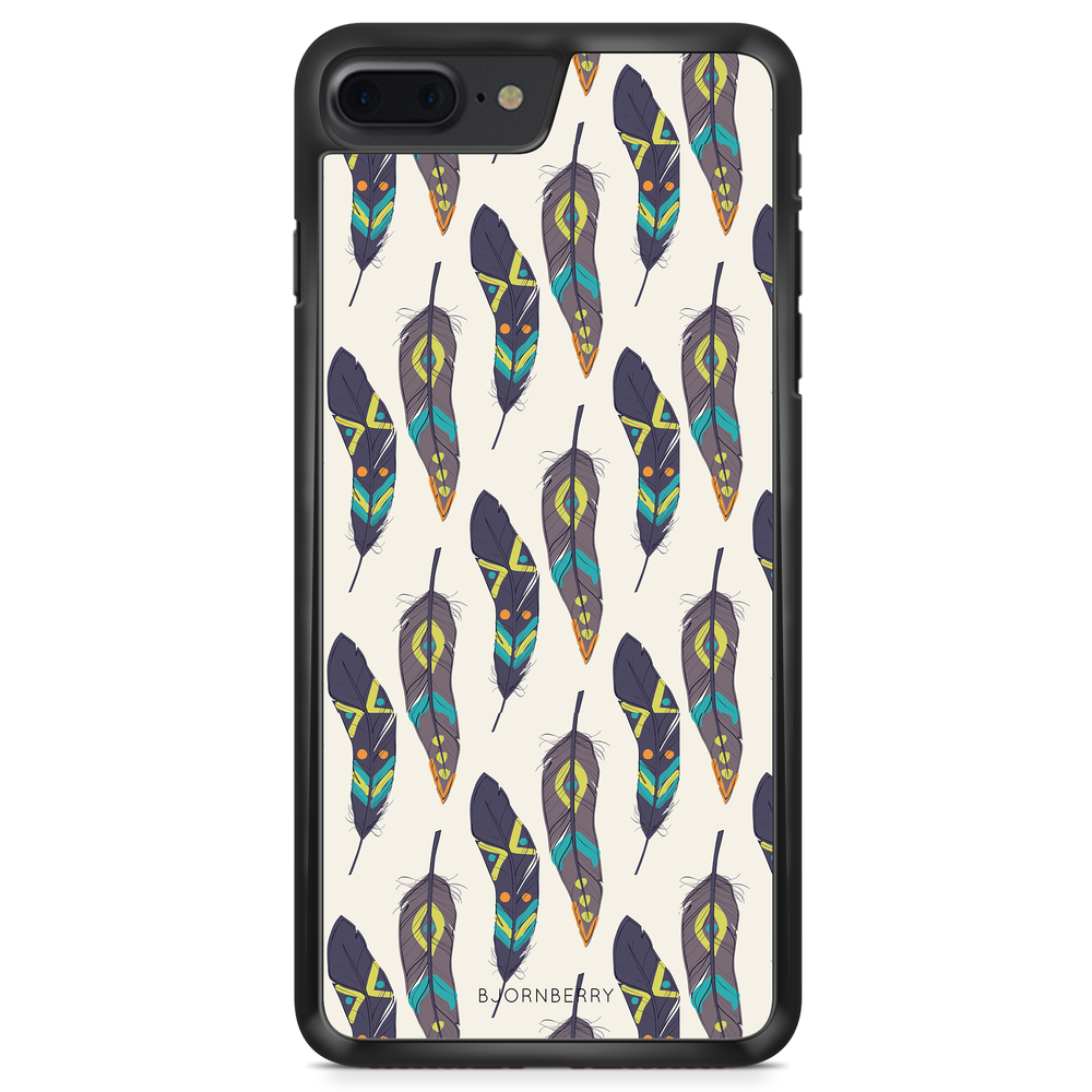 iPhone 8 Plus Case - Ethnic Feathers