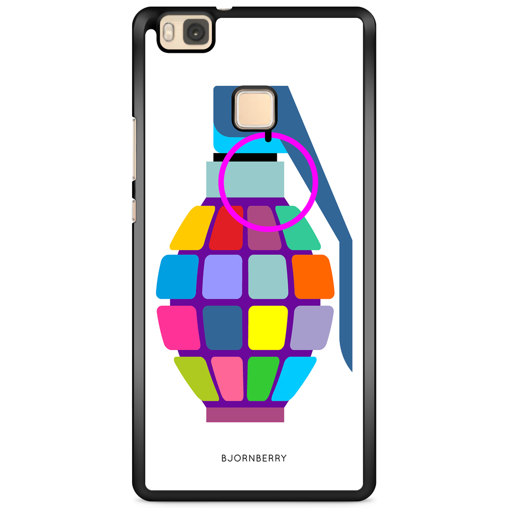 Huawei P9 Lite Case - Color Hand Granade