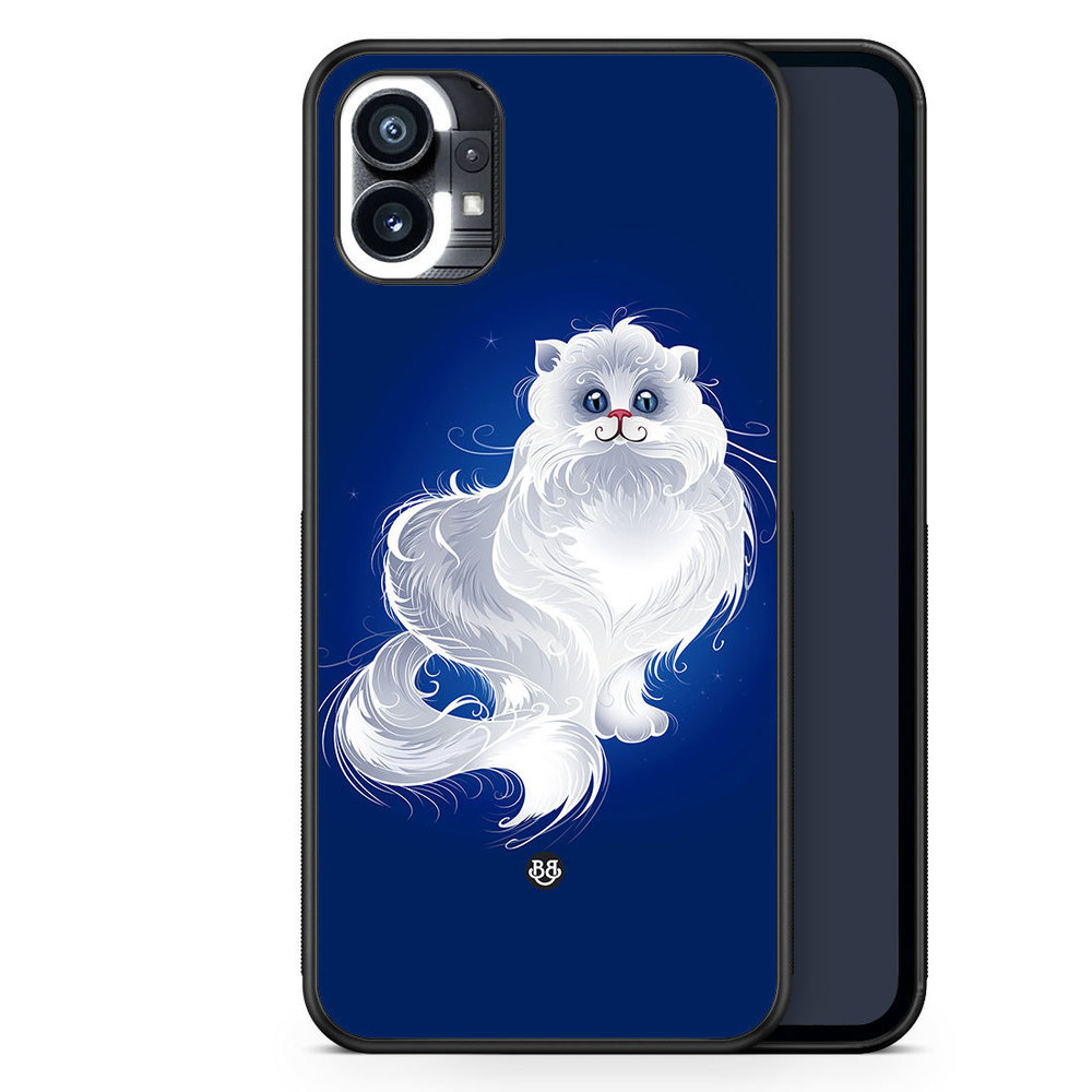 Nothing Phone (1) Case - White Cat