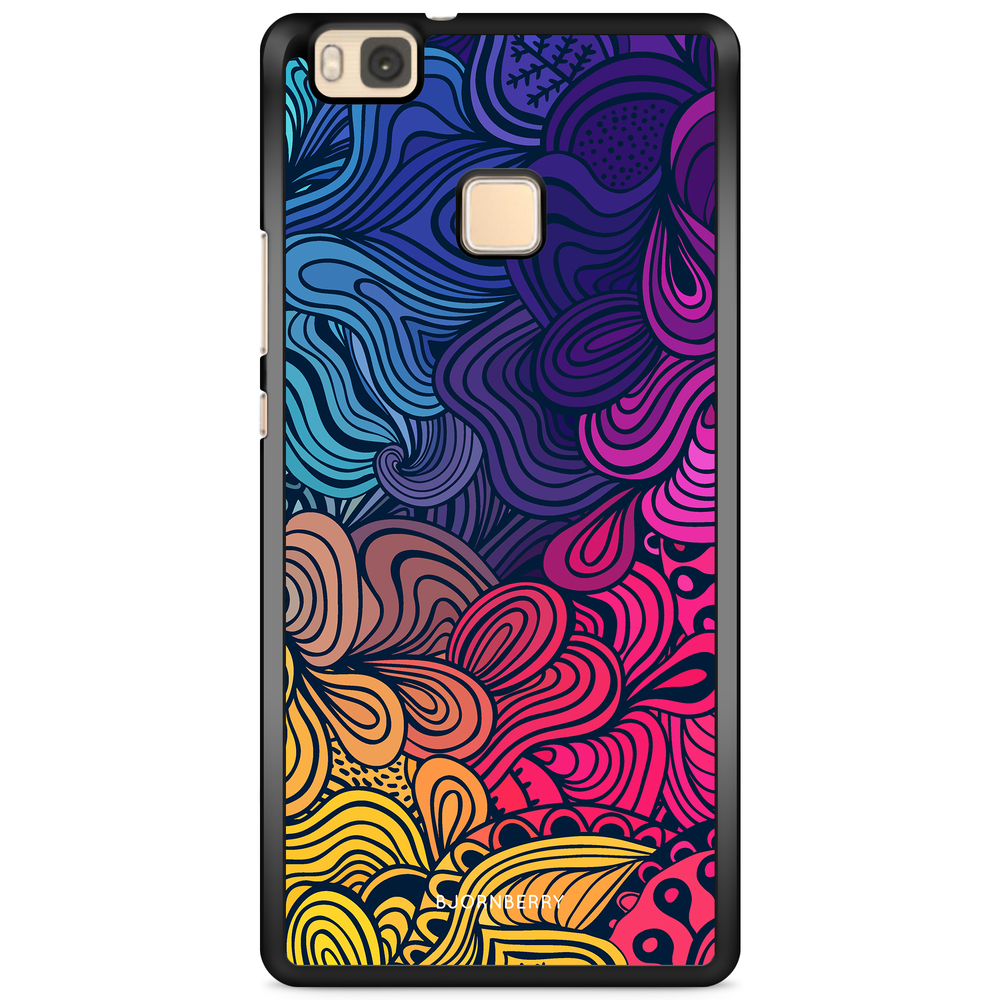 Huawei P9 Lite Case - Retro Flowers