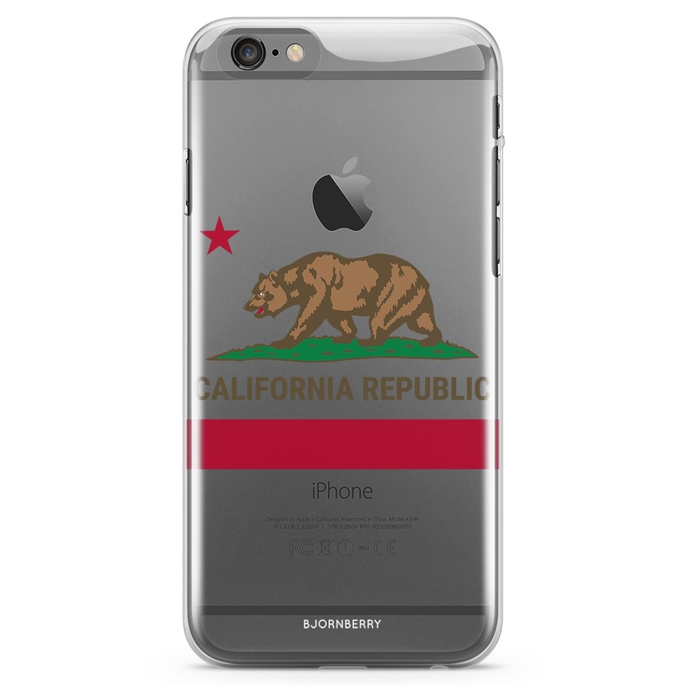 iPhone 6/6s TPU Case - California Bear