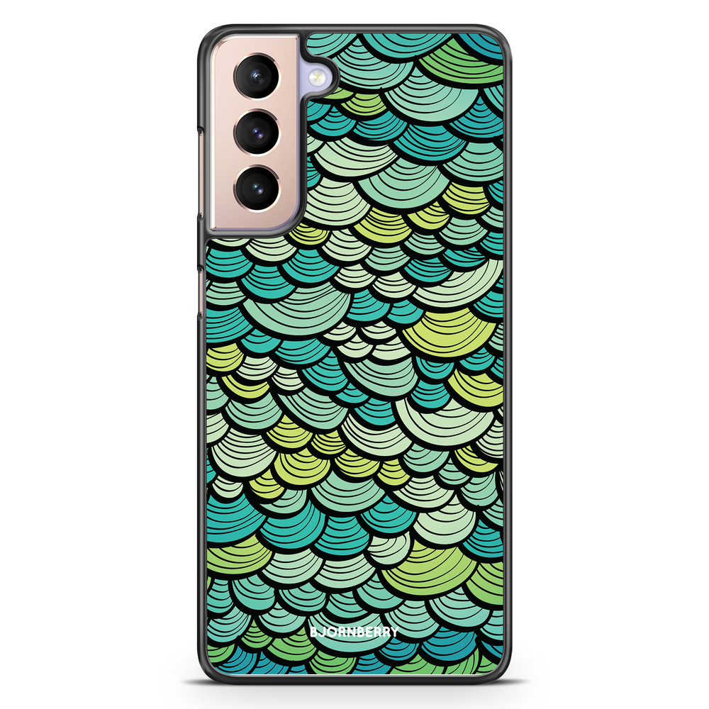 Samsung Galaxy S21 Case - Green Mermaid Scales