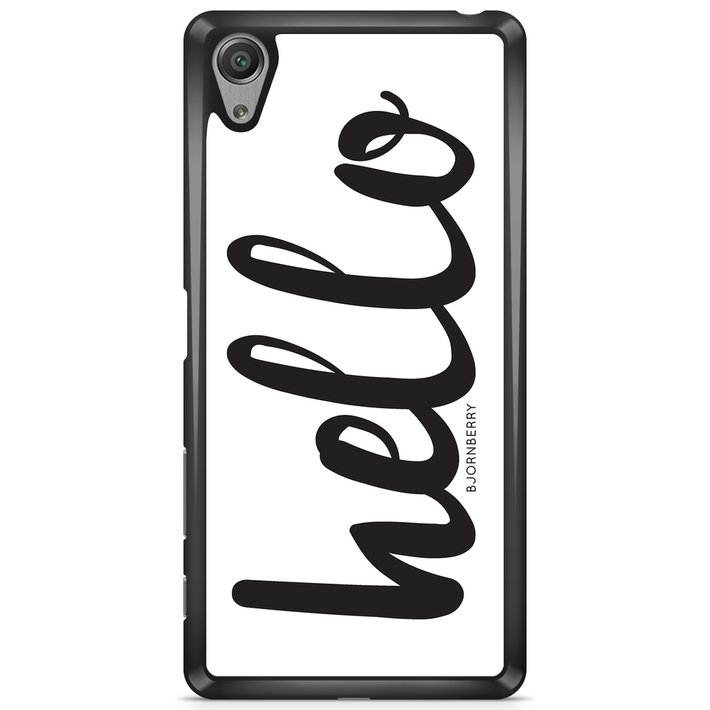 Sony Xperia XA1 Case - Hello Black