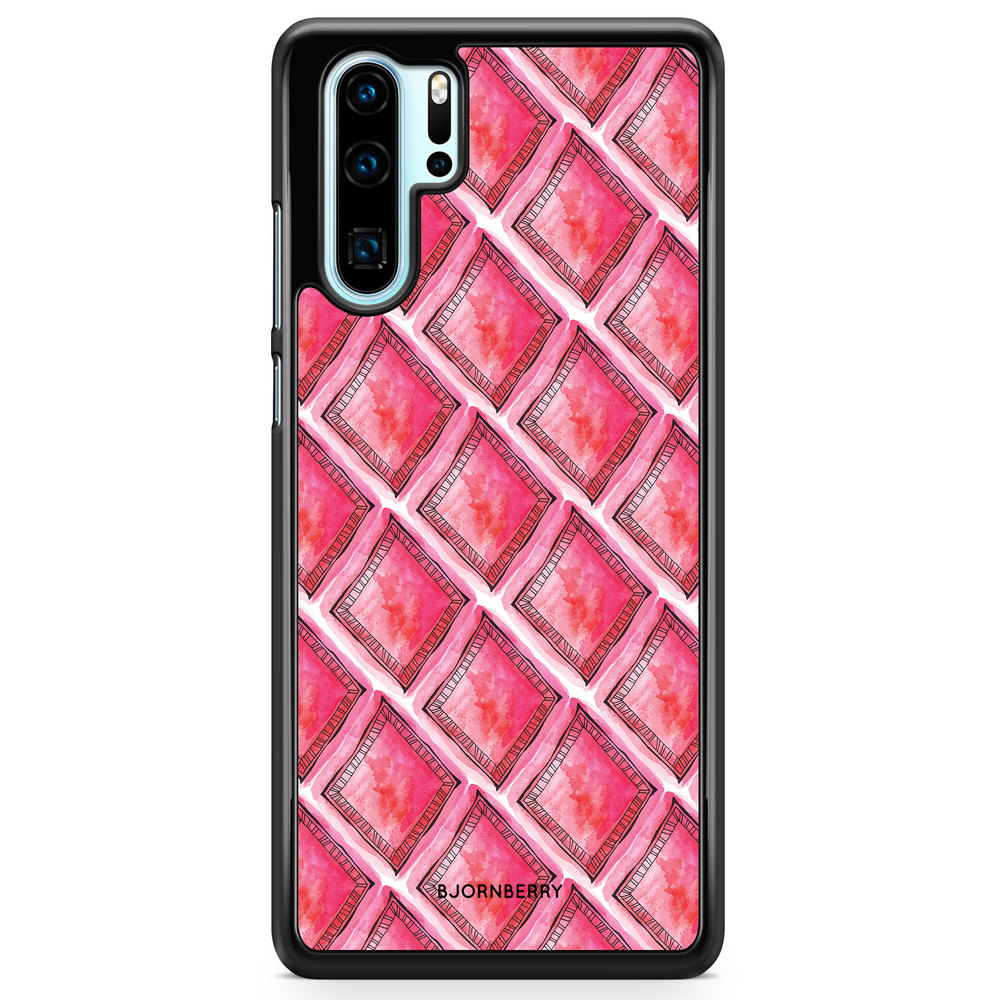 Huawei P30 Pro Case - Red Rhombus