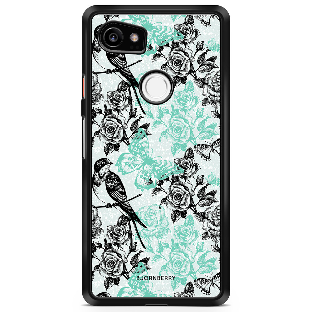 Google Pixel 2 XL Case - Birds & Roses