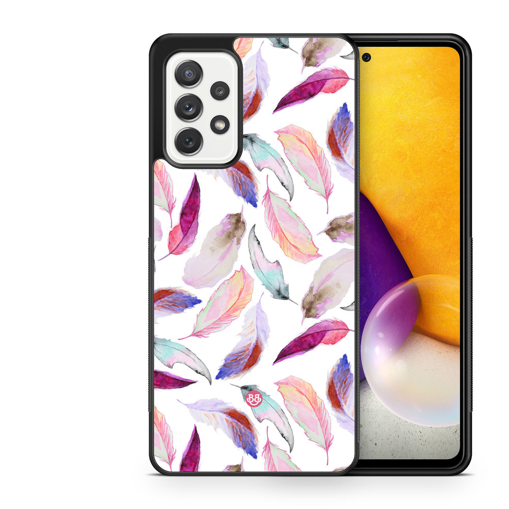 Samsung Galaxy A52/A52s 5G Case - Watercolor Feathers