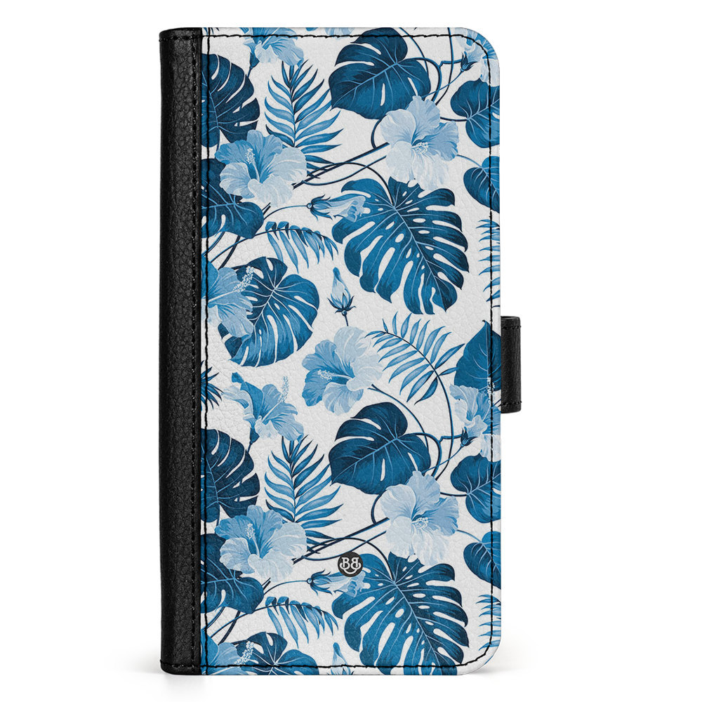 Xiaomi 13 Pro Wallet Case - Blue Flowers