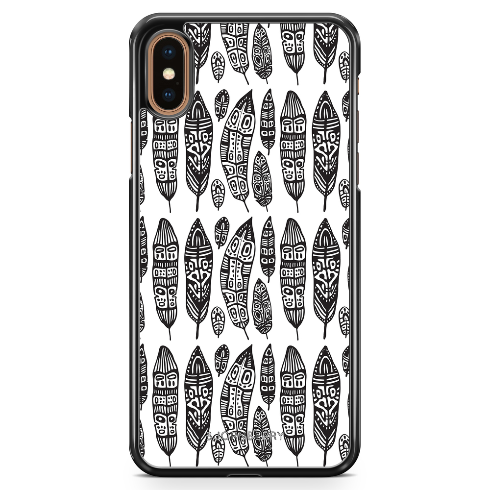 iPhone XS Max Case - Vintage Feathers