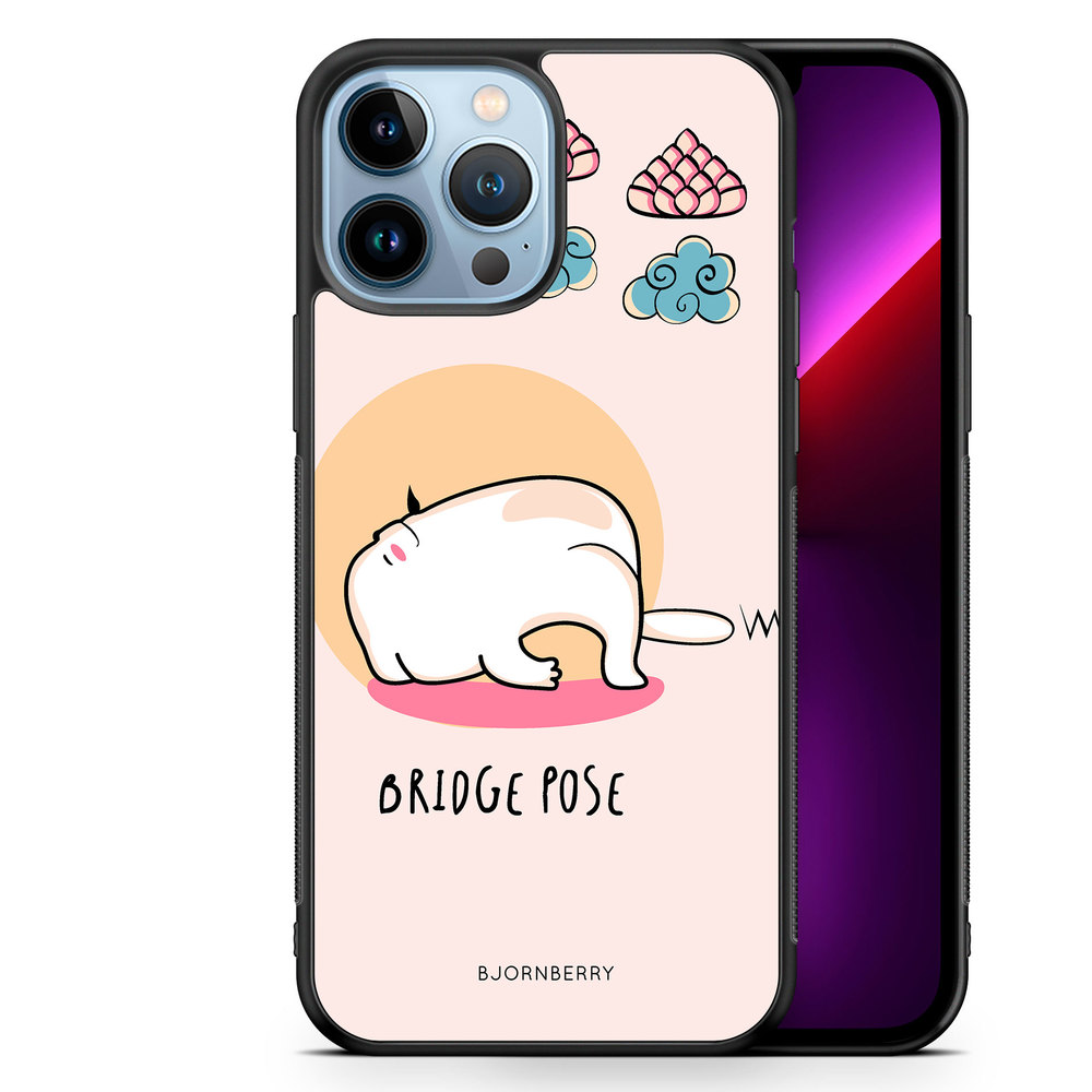 iPhone 13 Pro Max Case - Yoga Cat Bridge Pose