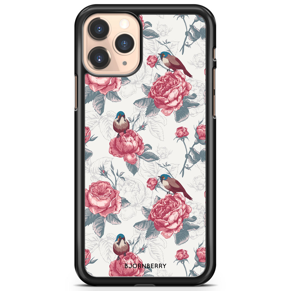 iPhone 11 Pro Max Case - Roses and Birds