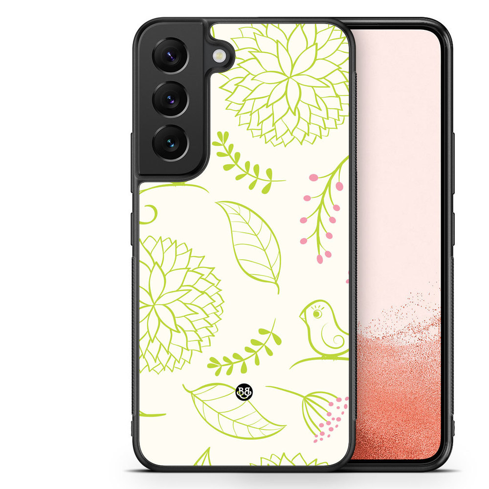 Samsung Galaxy S23 Plus 5G Case - Green Floral