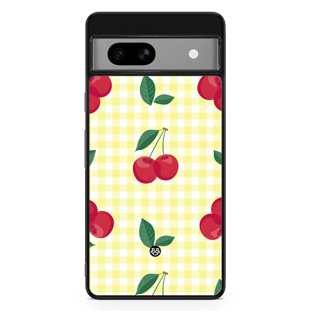 Google Pixel 7a Case - SUMMER GARDEN - Cherry Kiss