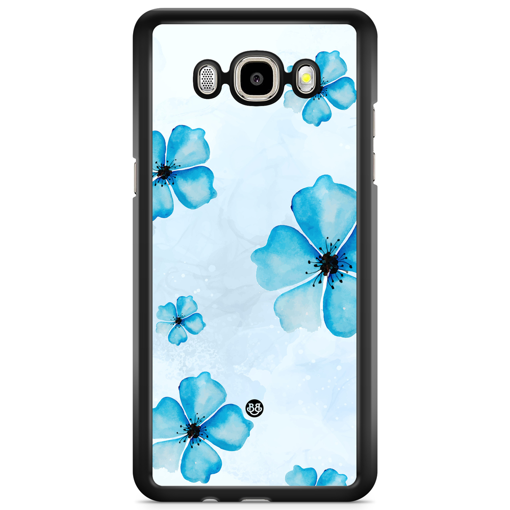 Samsung Galaxy J5 (2015) Case - WILD BLOOM - Blue Bloom