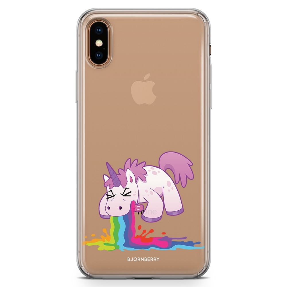 iPhone Xs Max Fashion Skal - Kräkande Enhörning