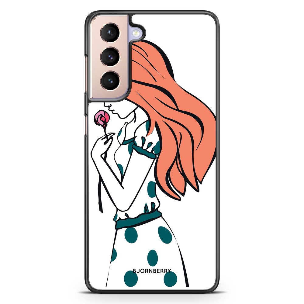 Samsung Galaxy S21 Case - Girl Rose