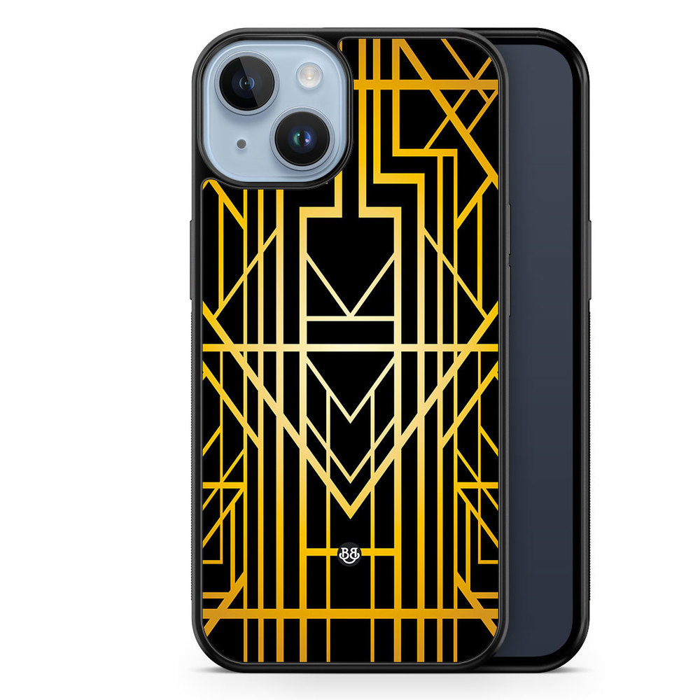 iPhone 14 Plus Case - Golden pattern
