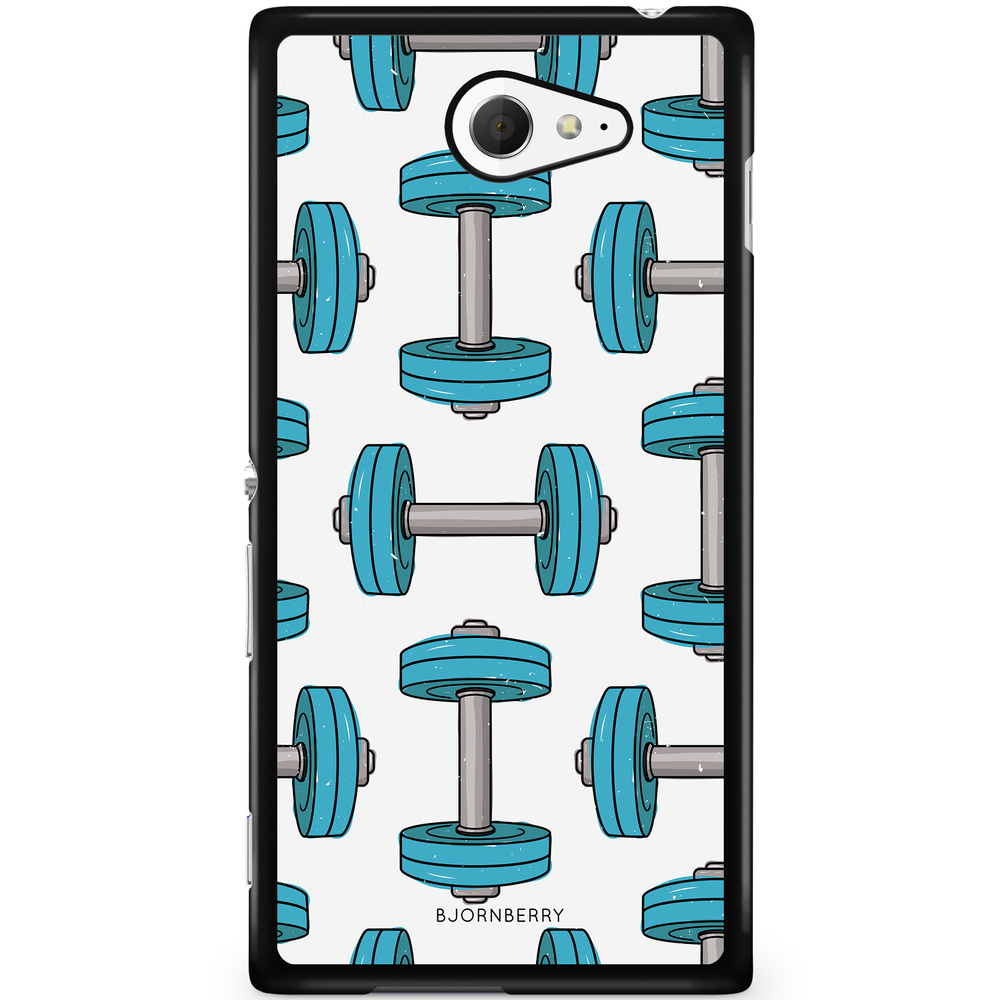 Sony Xperia M2 Aqua Case - Dumbbells